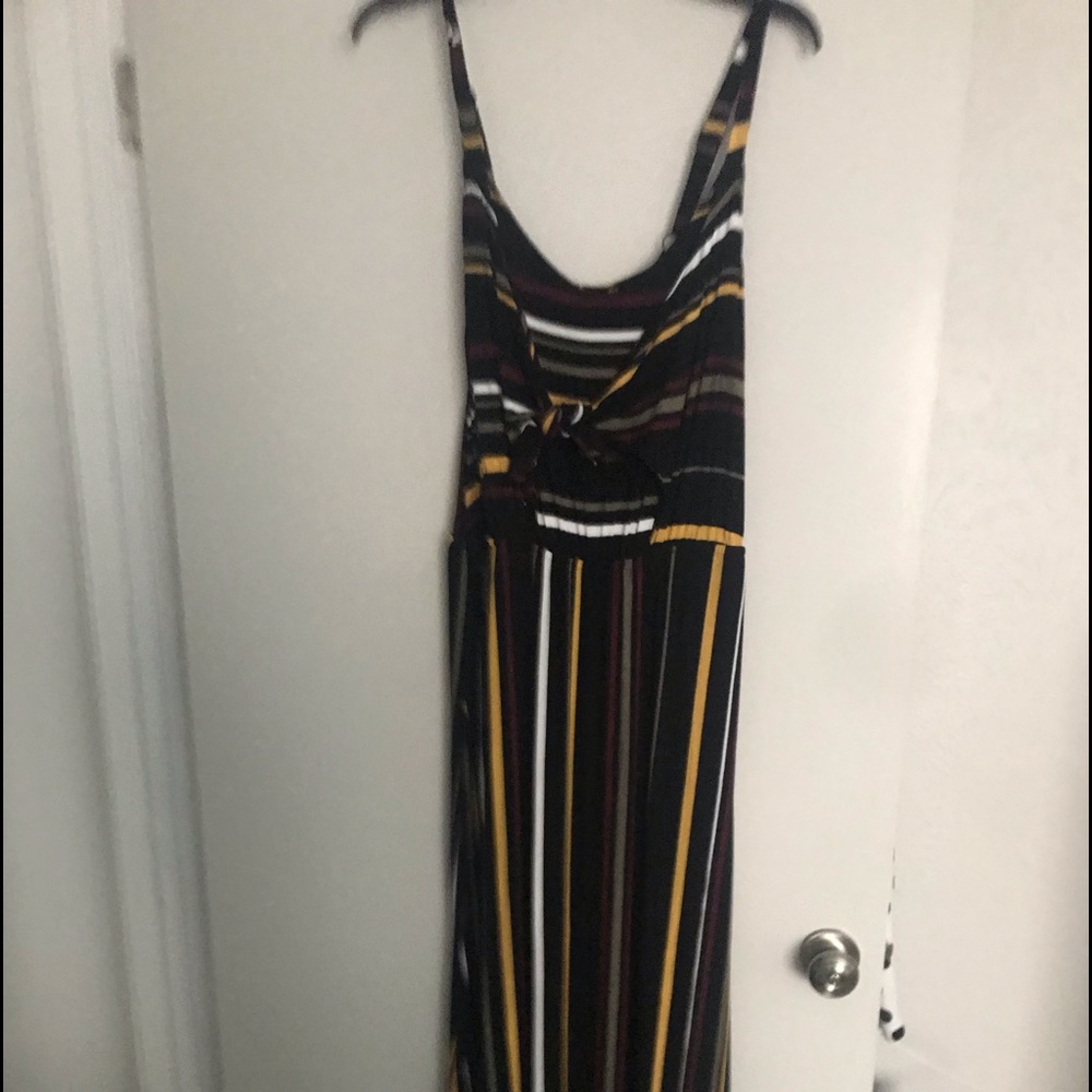 Long spaghetti strap dress